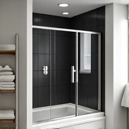 Luxury master bath remodel with a dual vanity in Canyon Lake. A sophisticated space with ample storage and elegant finishes, designed for relaxation.