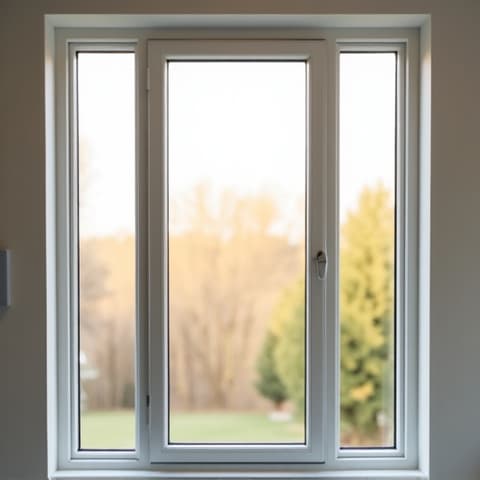 Andersen 100 Series Fibrex windows in a renovated San Antonio living space, providing not only superior energy efficiency but also noticeable noise reduction from outdoor traffic.