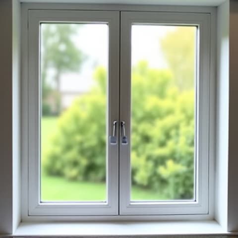 Converse energy efficient window replacement. A newly installed energy-efficient window in a Converse home, showcasing its modern design and the promise of improved insulation and reduced utility bills.