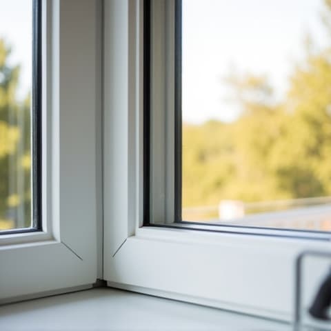 Energy-efficient vinyl windows installed in a Bulverde, TX home, leading to lower energy bills. These high-performance windows are designed to reduce thermal transfer, keeping the home cooler in summer and warmer in winter, directly impacting utility costs.