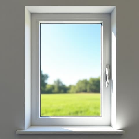 Energy Star certified windows in a modern San Antonio home, highlighting the aesthetic appeal and long-term return on investment from decreased energy consumption and increased property value.