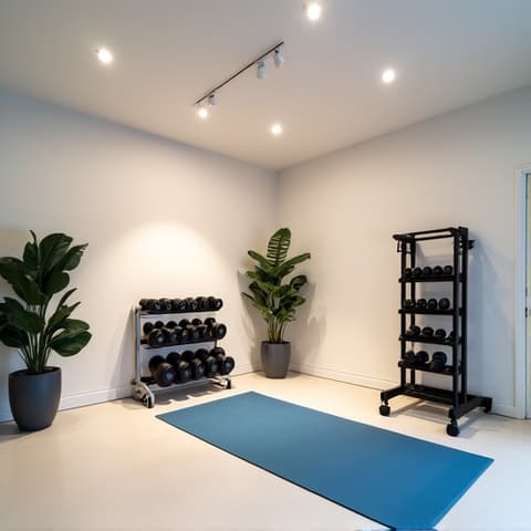 Tastefully converted garage space featuring a functional home office setup with ample natural light. Garage conversions are a cost-effective way to add living space and boost home addition ROI in San Antonio and surrounding areas.