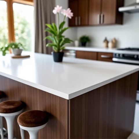 Marion Home Interior Remodel with Fireplace. A cozy interior renovation in Marion, TX, featuring a redesigned living area with a modern fireplace surround, custom built-ins, and refreshed flooring.