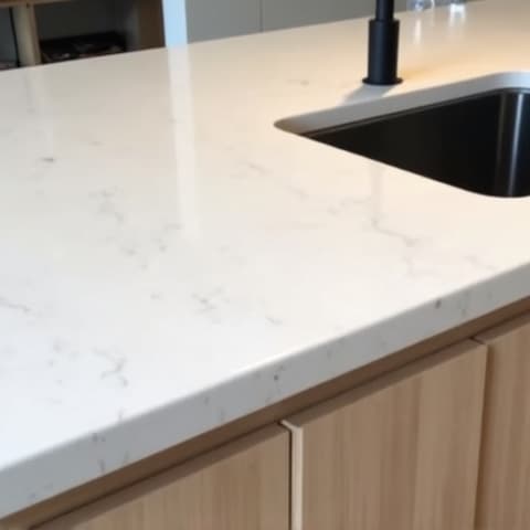 Marion Kitchen Cabinet Refacing with Dark Wood. A cost-effective kitchen transformation in Marion, TX, featuring cabinet refacing with rich dark wood finishes, updated hardware, and new countertops to revitalize the space.