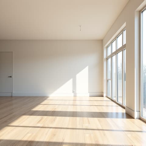 Modern interior of a newly built mother-in-law suite, featuring an open-concept living area and kitchen. Mother-in-law suites are a popular home addition for families in San Antonio looking for multi-generational living solutions.