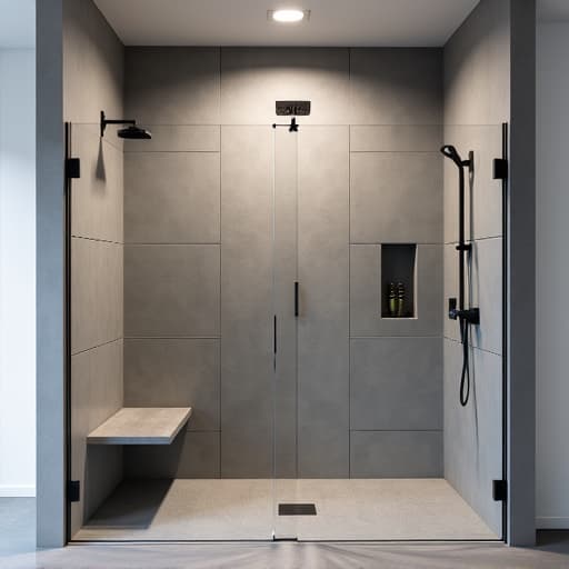 luxurious spa-like bathroom renovation with walk-in shower in a schertz home