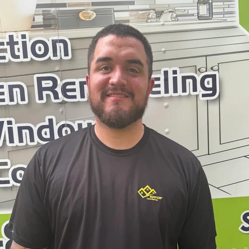 Alex Villarreal, Sales Co-Manager at Spencer Renovations Inc., managing estimates and customer relations