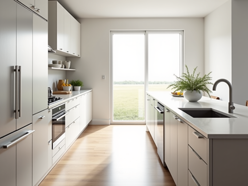 Modern ADA compliant kitchen design in San Antonio with accessible features.