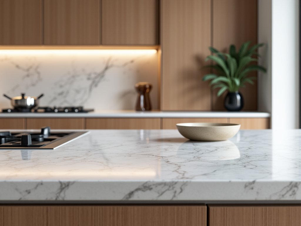 Interior view of a bespoke custom kitchen in San Antonio with premium custom cabinetry built to exact specifications. Detailed description of a high-end kitchen featuring uniquely designed custom cabinets, personalized storage solutions, and luxury finishes, reflecting tailor-made craftsmanship for homeowners.