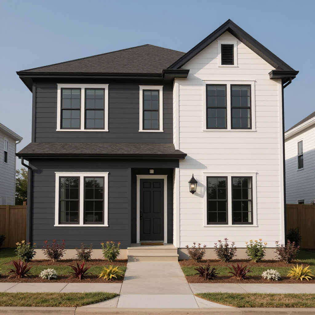 San Antonio two-story home with modern composite siding and strong curb appeal by Spencer Renovations