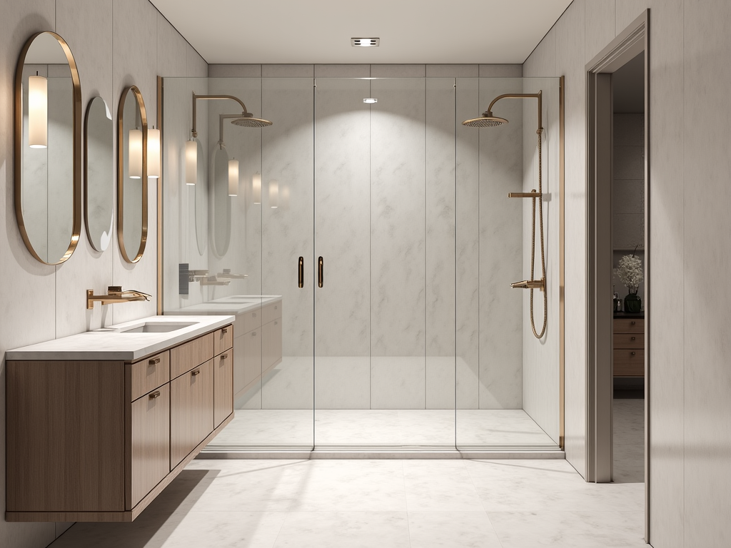 Modern Bathroom Remodel with Space Maximization in Converse