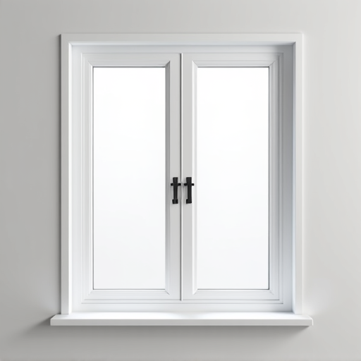 Homeowner easily cleaning a double hung window from inside their home