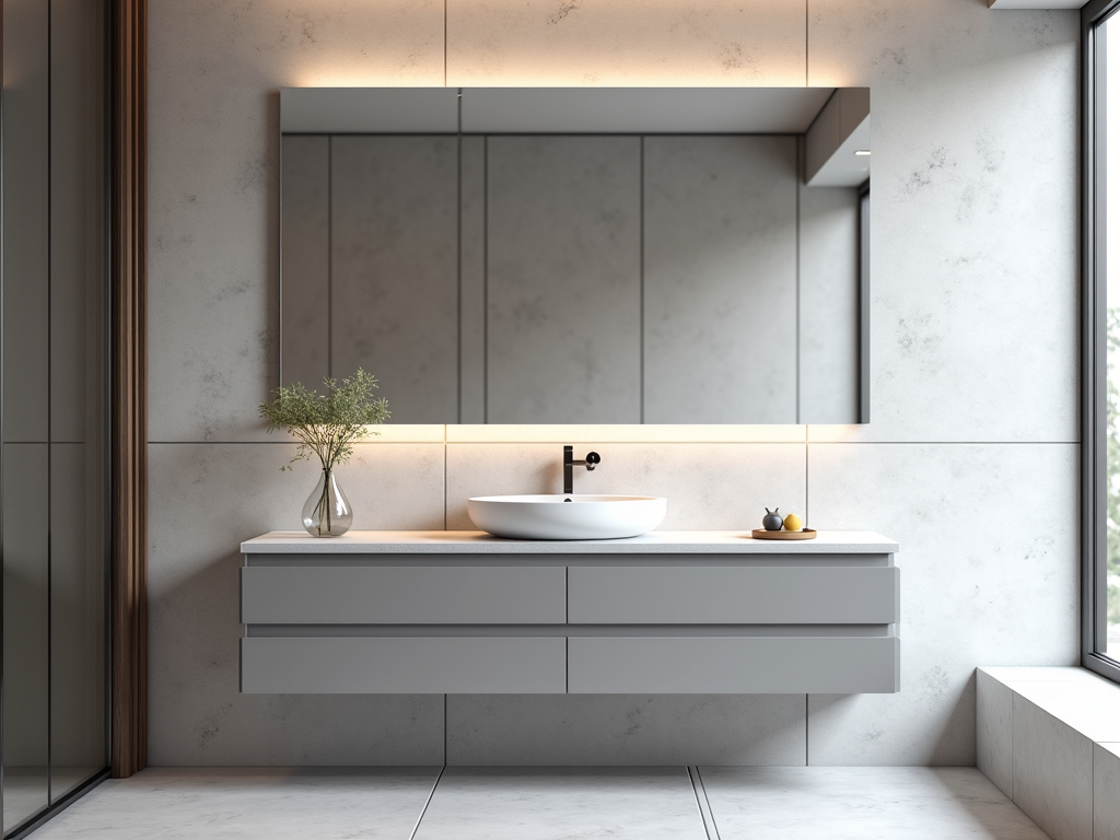 Before and after transformation of a small bathroom remodel in San Antonio