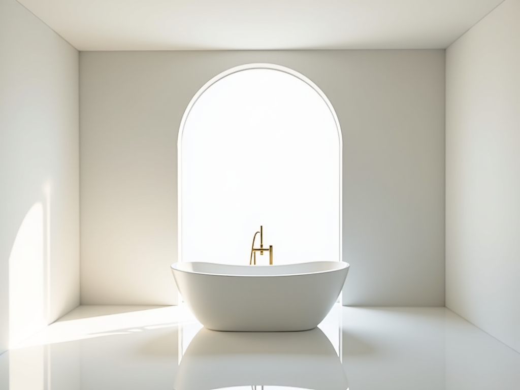 Spa-inspired master bath in Timberwood Park with natural light