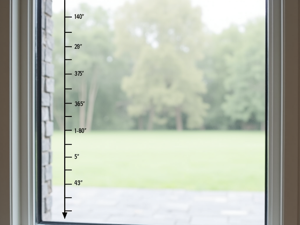 Detailed diagram showing egress window dimensions