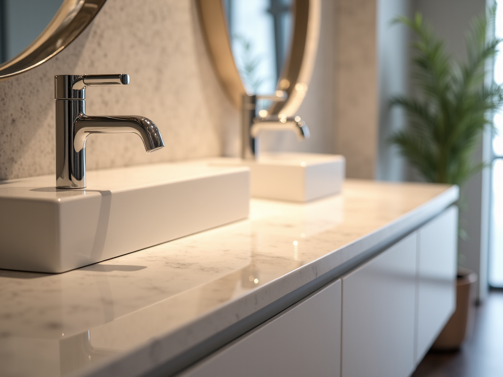 Timberwood Park custom bathroom design with elegant finishes